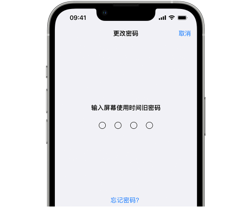 张金镇iPhone屏幕维修分享iPhone屏幕使用时间密码忘记了怎么办 