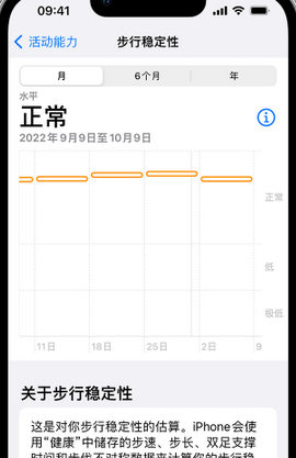 张金镇iPhone手机维修如何在iPhone开启'步行稳定性通知'