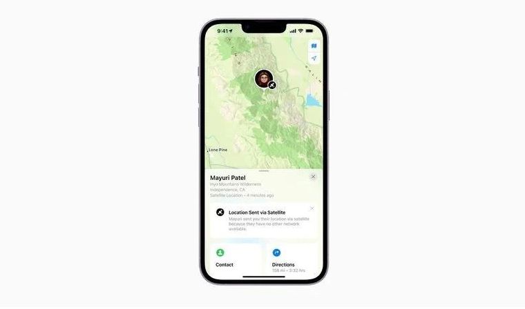 张金镇苹果14维修分享iPhone14系列中 FindMy功能通过卫星分享位置方法教程 